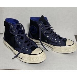 Converse A05578C Chuck 70 High Uncharted Waters Black Blue Sneakers Men's US 5